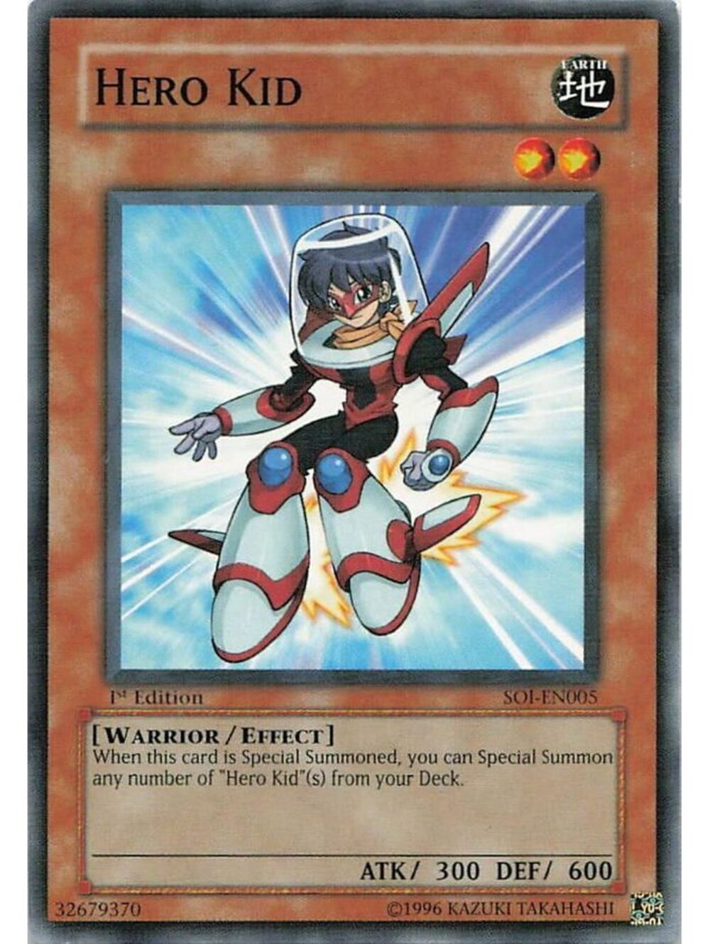Common Yu-Gi-Oh! TCG 2006 Hero Kid NM SOI